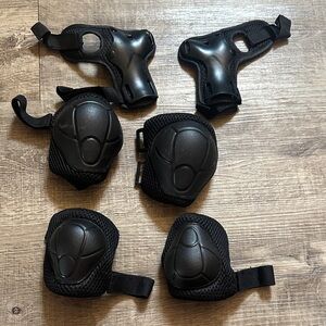 Black Protective Gear Set child